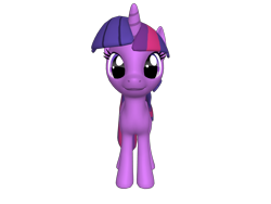 Size: 1200x900 | Tagged: safe, derpibooru import, twilight sparkle, pony, unicorn, 3d, female, looking at you, mare, ponylumen, solo