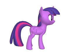 Size: 1200x900 | Tagged: safe, derpibooru import, twilight sparkle, twilight sparkle (alicorn), alicorn, pony, 3d, female, mare, on side, ponylumen, solo