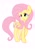 Size: 1280x1810 | Tagged: safe, artist:spottyfreak, fluttershy, pegasus, pony, simple background, solo, white background