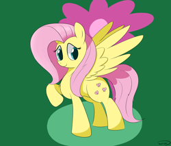 Size: 2091x1785 | Tagged: safe, artist:taurson, fluttershy, pegasus, pony, cute, female, mare, shyabetes, smiling