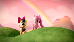 Size: 2208x1242 | Tagged: safe, screencap, pinkie pie, songbird serenade, earth pony, pony, my little pony: the movie, commercial, target, target (store)