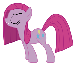 Size: 6480x5760 | Tagged: safe, artist:greenmachine987, pinkie pie, earth pony, pony, party of one, absurd resolution, eyes closed, female, mare, pinkamena diane pie, simple background, solo, transparent background, vector