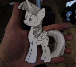 Size: 3335x2906 | Tagged: safe, artist:ocredan, derpibooru import, twilight sparkle, twilight sparkle (alicorn), alicorn, pony, female, mare, papercraft, photo, solo