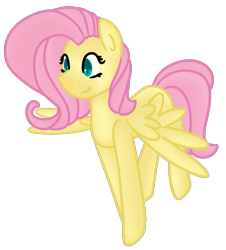 Size: 1063x1176 | Tagged: safe, artist:azure-quill, fluttershy, pegasus, pony, simple background, solo, transparent background