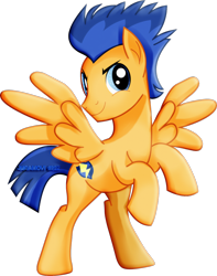 Size: 1600x2031 | Tagged: safe, artist:jucamovi1992, flash sentry, pegasus, pony, bipedal, cutie mark, male, pose, simple background, smiling, solo, stallion, transparent background, vector, wings