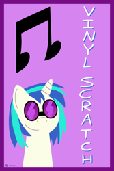 Size: 1400x2100 | Tagged: safe, artist:toonboy92484, dj pon-3, vinyl scratch, pony, unicorn, female, horn, mare, solo