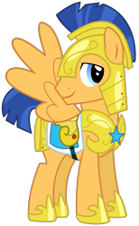 Size: 3000x4859 | Tagged: safe, artist:missy12113, flash sentry, pegasus, pony, three's a crowd, absurd resolution, armor, helmet, male, simple background, solo, stallion, transparent background, vector, vector trace