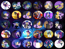 Size: 1023x767 | Tagged: safe, artist:ilovegreendeathsalot, flash sentry, sci-twi, twilight sparkle, alicorn, human, pegasus, pony, sea pony, equestria girls, collage, couple, female, flashlight, humanized, love, male, sciflash, shipping, straight