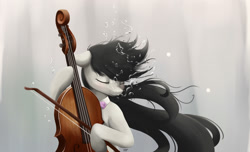 Size: 1470x896 | Tagged: safe, artist:des1597, octavia melody, earth pony, pony, beautiful, solo, underwater