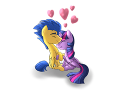 Size: 1024x768 | Tagged: safe, artist:skorpine10, flash sentry, twilight sparkle, twilight sparkle (alicorn), alicorn, pegasus, pony, couple, female, flashlight, love, male, shipping, simple background, straight, white background