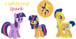 Size: 2200x1116 | Tagged: safe, artist:cupcakepiemlpcute, flash sentry, twilight sparkle, twilight sparkle (alicorn), oc, alicorn, pegasus, pony, family, female, flashlight, male, next generation, offspring, parent:flash sentry, parent:twilight sparkle, parents:flashlight, shipping, straight