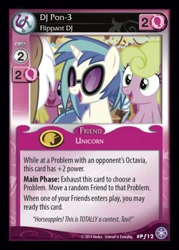 Size: 372x520 | Tagged: safe, cherry berry, daisy, dj pon-3, flower wishes, octavia melody, vinyl scratch, earth pony, pony, ccg, crystal games, enterplay