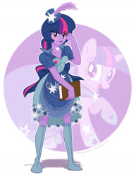 Size: 1280x1656 | Tagged: safe, artist:cute-panda-co, derpibooru import, twilight sparkle, equestria girls, clothes, dress, gala dress, solo, steampunk