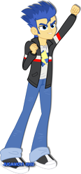 Size: 609x1310 | Tagged: safe, artist:jucamovi1992, flash sentry, equestria girls, friendship games, male, solo