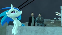 Size: 1280x720 | Tagged: safe, dj pon-3, vinyl scratch, pony, unicorn, 3d, boat, cruise ship, gmod, john freeman, necktie