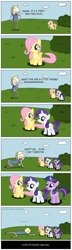 Size: 500x1730 | Tagged: safe, artist:the gentleman's armchair, derpibooru import, edit, fluttershy, rarity, twilight sparkle, pegasus, pony, unicorn, bronybait, comic, cute, filly