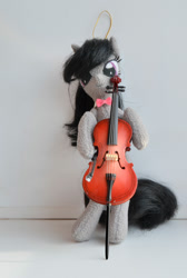 Size: 1344x2000 | Tagged: safe, artist:octavia_synch, derpibooru exclusive, octavia melody, earth pony, pony, anthro plushie, irl, photo, plushie