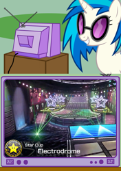 Size: 564x800 | Tagged: safe, artist:bronynel, dj pon-3, vinyl scratch, pony, unicorn, electrodrome, exploitable meme, mario kart 8, meme, obligatory pony, tv meme