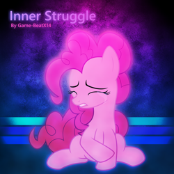 Size: 3750x3750 | Tagged: safe, artist:game-beatx14, artist:reginault, pinkie pie, pony, crying, fanfic, fanfic art, female, fimfiction, mare, solo