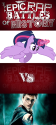 Size: 835x1868 | Tagged: safe, derpibooru import, twilight sparkle, twilight sparkle (alicorn), alicorn, pony, epic rap battles of history, female, harry potter, mare