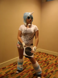 Size: 2736x3648 | Tagged: safe, dj pon-3, vinyl scratch, human, cosplay, irl, irl human, photo