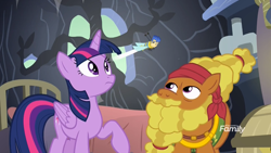 Size: 1366x768 | Tagged: safe, edit, edited screencap, screencap, cattail, flash sentry, twilight sparkle, twilight sparkle (alicorn), alicorn, bee, flash bee, a health of information, equestria girls, bee sentry, flash sentry bee, pun, visual pun