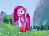 Size: 160x120 | Tagged: safe, artist:artistictomboylol, pinkie pie, earth pony, pony, pony creator, 3d, picture for breezies, pinkamena diane pie, ponylumen, solo