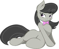 Size: 6081x5013 | Tagged: safe, artist:joey darkmeat, artist:solarflare-solis, edit, octavia melody, earth pony, pony, .svg available, absurd resolution, draw me like one of your french girls, simple background, solo, sultry pose, transparent background, vector