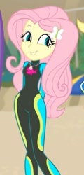 Size: 721x1500 | Tagged: safe, screencap, fluttershy, better together, blue crushed, equestria girls, adorasexy, beautisexy, cropped, cute, geode of fauna, hips, sexy, shyabetes, wetsuit