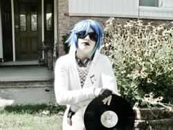 Size: 960x720 | Tagged: safe, artist:dragonsblood777, dj pon-3, vinyl scratch, human, cosplay, irl, irl human, photo