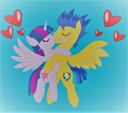 Size: 1008x888 | Tagged: safe, artist:davidtomi, flash sentry, twilight sparkle, alicorn, pegasus, pony, female, flashlight, flying, kissing, male, shipping, straight