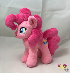 Size: 570x595 | Tagged: safe, artist:ketika, pinkie pie, earth pony, pony, female, irl, mare, photo, plushie, solo