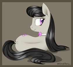 Size: 1100x1014 | Tagged: safe, artist:notenoughapples, octavia melody, earth pony, pony, female, mare, simple background, solo