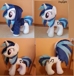 Size: 3519x3608 | Tagged: safe, artist:epicrainbowcrafts, dj pon-3, vinyl scratch, clothes, hoodie, irl, photo, plushie, solo