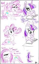 Size: 997x1630 | Tagged: safe, artist:lavendire, derpibooru import, pinkie pie, twilight sparkle, earth pony, pony, comic, sad