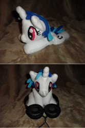 Size: 900x1354 | Tagged: safe, artist:crackle486, dj pon-3, vinyl scratch, irl, photo, plushie