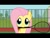 Size: 480x360 | Tagged: safe, artist:agrol, fluttershy, pegasus, pony, cute, epic fail, everypony plays sports games, fail, funny, mouth hold, shyabetes, tennis racket