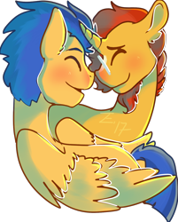 Size: 1102x1374 | Tagged: safe, artist:zihette, flash sentry, sunburst, flashburst, gay, male, shipping, simple background, transparent background