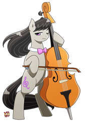 Size: 650x950 | Tagged: safe, artist:norang94, octavia melody, earth pony, pony, cello, musical instrument, simple background, solo, transparent background