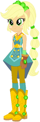 Size: 185x563 | Tagged: safe, artist:ra1nb0wk1tty, applejack, equestria girls, legend of everfree, boots, clothes, crystal guardian, freckles, gloves, high heel boots, ponied up, ponytail, simple background, solo, super ponied up, white background