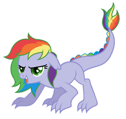 Size: 853x805 | Tagged: safe, artist:unoriginai, oc, oc only, oc:spectral blaze, dracony, hybrid, interspecies offspring, offspring, parent:rainbow dash, parent:spike, parents:rainbowspike, simple background, solo, white background