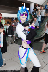 Size: 1365x2048 | Tagged: safe, artist:pyrotempertantrum, dj pon-3, vinyl scratch, human, cosplay, irl, irl human, photo