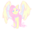 Size: 791x724 | Tagged: artist needed, safe, fluttershy, pegasus, pony, clothes, cute, large wings, scarf, shyabetes, smiling, solo, wings