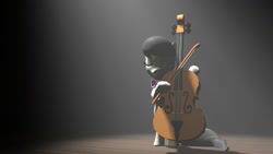 Size: 1191x670 | Tagged: safe, artist:the-lunar-brony, octavia melody, earth pony, pony, 3d, cello, musical instrument, source filmmaker, spotlight