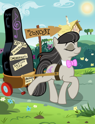 Size: 3858x5000 | Tagged: safe, artist:andypriceart, artist:kooner-cz, octavia melody, earth pony, pony, absurd resolution, cello, musical instrument, solo