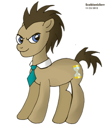 Size: 4774x5456 | Tagged: safe, artist:scobionicle99, doctor whooves, earth pony, pony, absurd resolution, male, solo, stallion