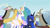 Size: 1920x1080 | Tagged: safe, screencap, discord, princess celestia, princess luna, alicorn, pony, the ending of the end, leak