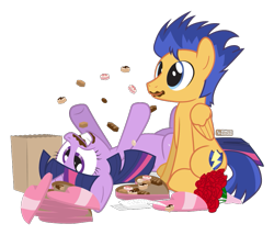 Size: 875x750 | Tagged: safe, artist:dm29, flash sentry, twilight sparkle, twilight sparkle (alicorn), alicorn, bouquet, box of chocolates, chocolate, female, flashlight, flower, food, hearts and hooves day, holiday, male, rose, shipping, simple background, straight, sugar rush, transparent background, valentine's day