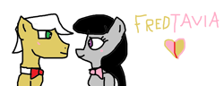 Size: 1350x520 | Tagged: safe, artist:lulo27, frederic horseshoepin, octavia melody, earth pony, pony, female, fredtavia, male, shipping, straight