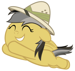 Size: 4000x3800 | Tagged: safe, artist:beavernator, daring do, pony, baby, baby pony, beavernator is trying to murder us, cap, cute, daring dorable, dawing do, filly, flying, hat, remake, simple background, solo, vector, white background